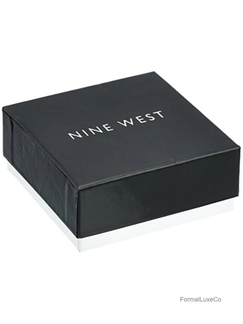 Nine West Layered Stackable Bangle Bracelet Set 2 Pack Rhinestone Pave